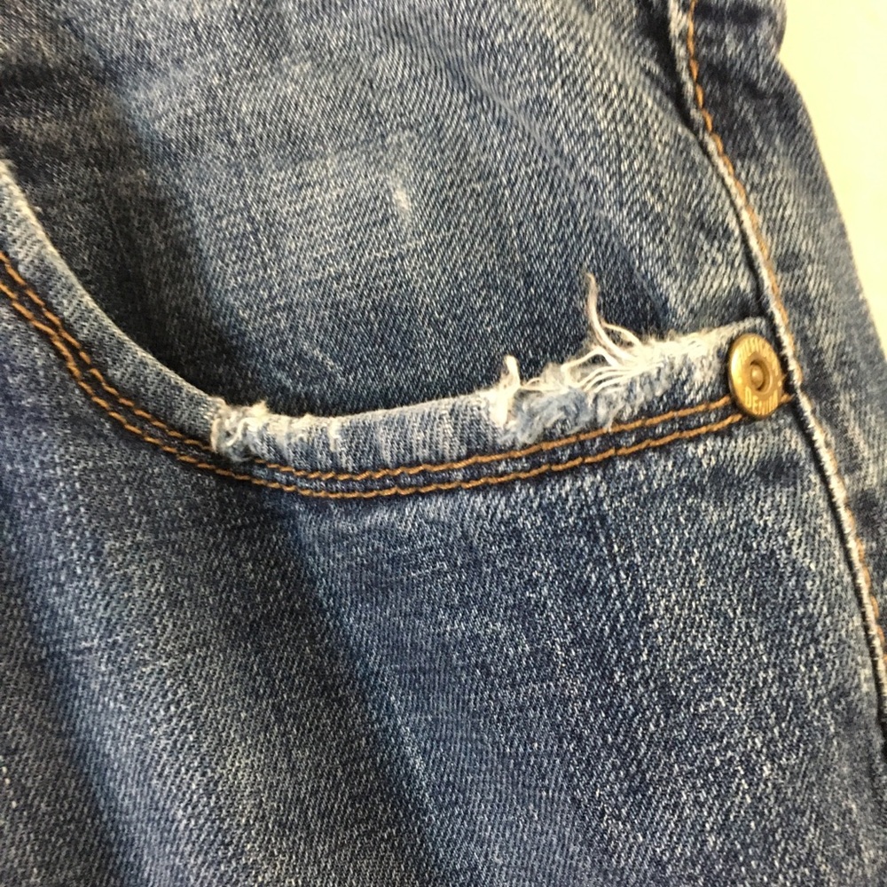 Vintage Tommy Hilfiger Straight Leg Jeans 36W X 32L Blue 100% Cotton Casual 90’s - Picture 4 of 12